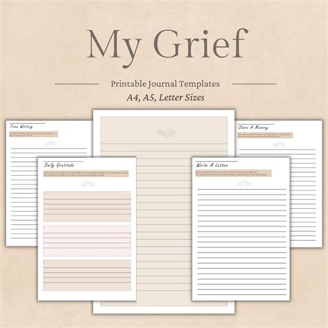 Grief Journal Printable